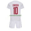 Maillot de Supporter Danemark Christian Eriksen 10 Extérieur Coupe du Monde 2022 Pour Enfant